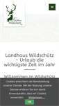 Mobile Screenshot of landhaus-wildschuetz.com